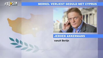 RTL Z Nieuws Merkel hekelt Cyprus, Jeroen Akkermans vertelt