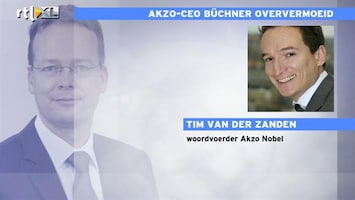 RTL Z Nieuws Nieuwe topman Akzo heeft teveel hooi op zijn vork genomen