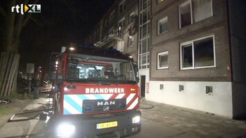 RTL Z Nieuws Brand in flat Rotterdam