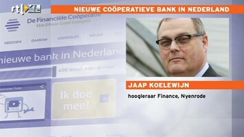 RTL Z Nieuws Koelewijn maait plan coöperatieve bank neer