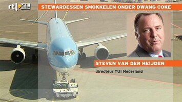 RTL Z Nieuws Stewardessen wiorden gedwongen drugs mee te nemen