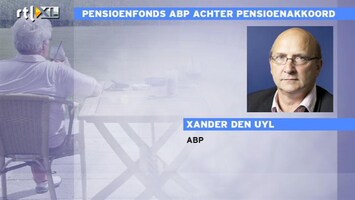 RTL Z Nieuws ABP achter pensioenakkoord: Xander den Uyl reageert