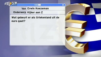 Special: De Kijker Aan Zet Wat gebeurt er als Griekenland uit de euro gaat?