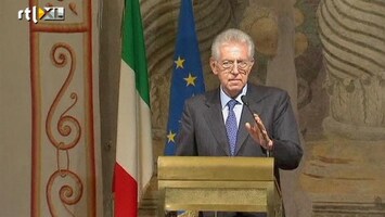 RTL Z Nieuws Monti: Italië heeft geen steun nodig