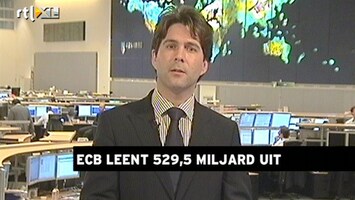 RTL Z Nieuws Voorlopig rust op de markten door injectie ECB'