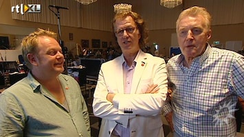 RTL Boulevard Andre Rieu, Andre van Duin en Martijn Fischer repeteren voor Koningsbal