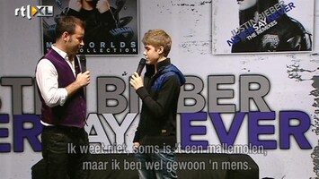 Van Der Vorst Ziet Sterren Peter ontmoet Justin Bieber