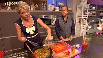 Carlo & Irene: Life 4 You Sandra maakt Tajine van rundvlees met abrikozen, kikkererwten en couscous