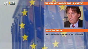 RTL Z Nieuws EU krijgt Nobelprijs voor de vrede