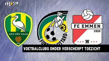 RTL Z Nieuws Drie voetbalclubs betaald voetbal staan er slecht voor