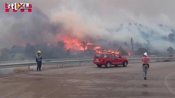 RTL Z Nieuws 4 doden bij bosbranden Spanje