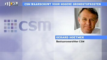 RTL Z Nieuws CSM-ceo: onze afzetprijzen zullen 8% stijgen