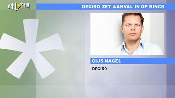 RTL Z Nieuws BinckBank: we gaan nu nog niet mee met lagere tarieven