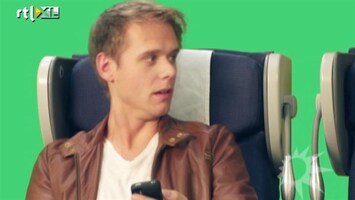 RTL Boulevard Armin van Buuren in KLM reclame