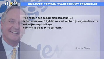 RTL Z Nieuws Unilever maakt ruzie met Hollande over verplicht overdragen theefabriek