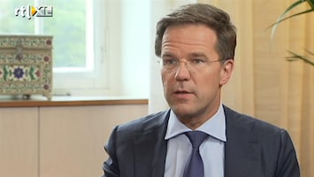 RTL Nieuws Interview met premier Rutte over Miljoenennota