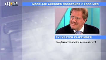 RTL Z Nieuws Eijffinger: noodfonds is opzich voldoende