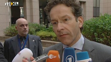 RTL Z Nieuws Dijsselbloem zit er ontspannen in