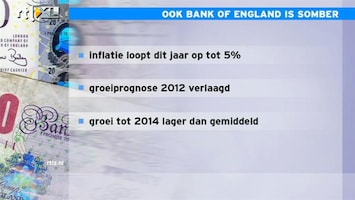 RTL Z Nieuws 14:00 UK verlaagt verwachtingen groei, Bank of England verwacht 5% inflatie