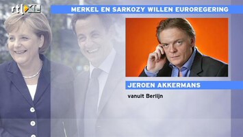 RTL Z Nieuws Duitse kranten: Veel woorden weinig daden Merkel-Sarkozy