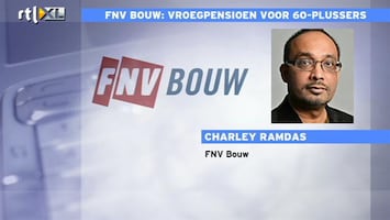 RTL Z Nieuws FNV legt uit waarom vervroegd pensioen in de bouw nu wel werkt