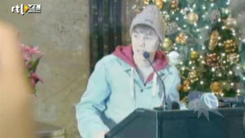 RTL Boulevard Justin Bieber ontsteekt kerstverlichting Empire State Building