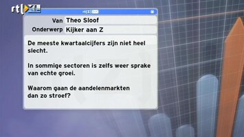 Special: De Kijker Aan Zet De meeste kwartaalcijfers zijn niet slecht. Waarom aan de beurzen dan zo stroef?