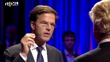 RTL Nieuws Wilders vs. Rutte: ongedekte cheques voor Europa?