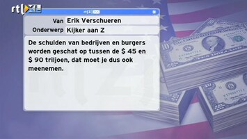 Special: De Kijker Aan Zet Moet je niet ook de schulden van bedrijven en burgers van $45-90 biljoen meenemen?