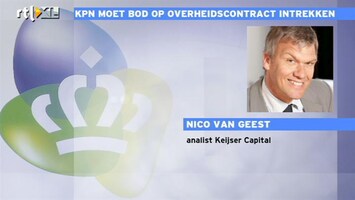 RTL Z Nieuws Analist Van Geest: soort oorlog aan de gang bij KPN