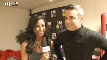 The Voice Of Holland Robbie Williams met The V Reporter