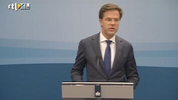 RTL Z Nieuws Rutte: we kunnen niet op de pof blijven leven