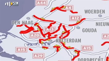 RTL Nieuws VID: Enorme puinhoop op A20