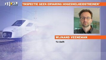 RTL Z Nieuws Nederlandse inspectie heeft de Fyra nooit zelf gekeurd: geen expertise