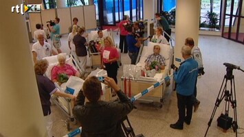 RTL Nieuws Patiënten in vrachtwagens voor verhuizing ziekenhuis
