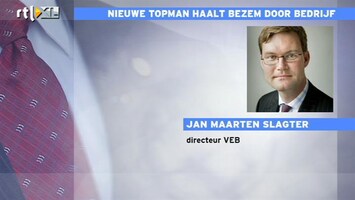 RTL Z Nieuws VEB over afschrijvingen nieuwe ceo's: je creëert urgentie voor je eigen beleid