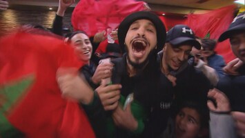 Marokkanen vieren feest na overwinning: 'Finale tegen Nederland'