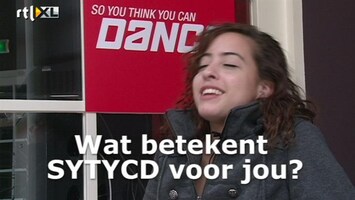 So You Think You Can Dance Wat betekent sytycd voor Raquel.