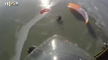 Editie NL Paraglider crasht op het ijs
