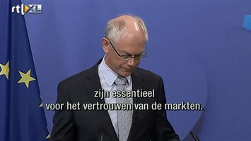 RTL Z Nieuws Van Rompuy: bezuinigingen Italië ook van cruciaal belang voor de rest van Europa