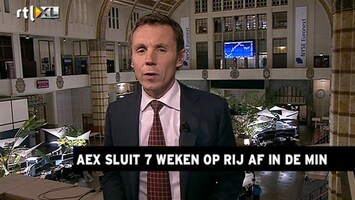 RTL Z Nieuws 17:30 AEX sluit 7e week op rij met verlies17:30 AEX sluit 7e week op rij met verlies