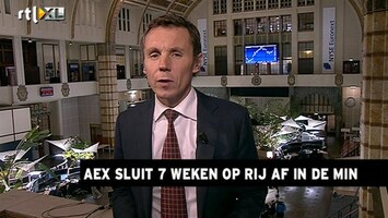 RTL Z Nieuws 17:30 AEX sluit 7e week op rij met verlies17:30 AEX sluit 7e week op rij met verlies