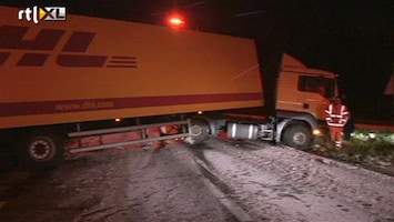 RTL Nieuws Verkeer en trein hebben last van sneeuw