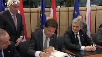RTL Nieuws Europese leiders tekenen begrotingspact