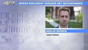 RTL Z Nieuws Inwoners Athene zijn aan het puinruimen