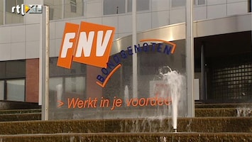 RTL Z Nieuws Nieuwe vakbeweging FNV lijkt al uit elkaar te vallen voordat hij in de steigers staat