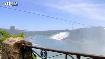 RTL Nieuws Koorddanser steekt Niagara Falls over