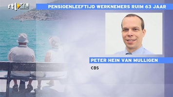 RTL Z Nieuws Steeds meer mensen werken langer door