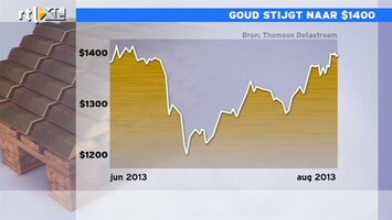 RTL Z Nieuws Goud stijgt richting $ 1400