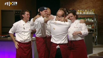 Topchef Koks vieren overwinning uitbundig